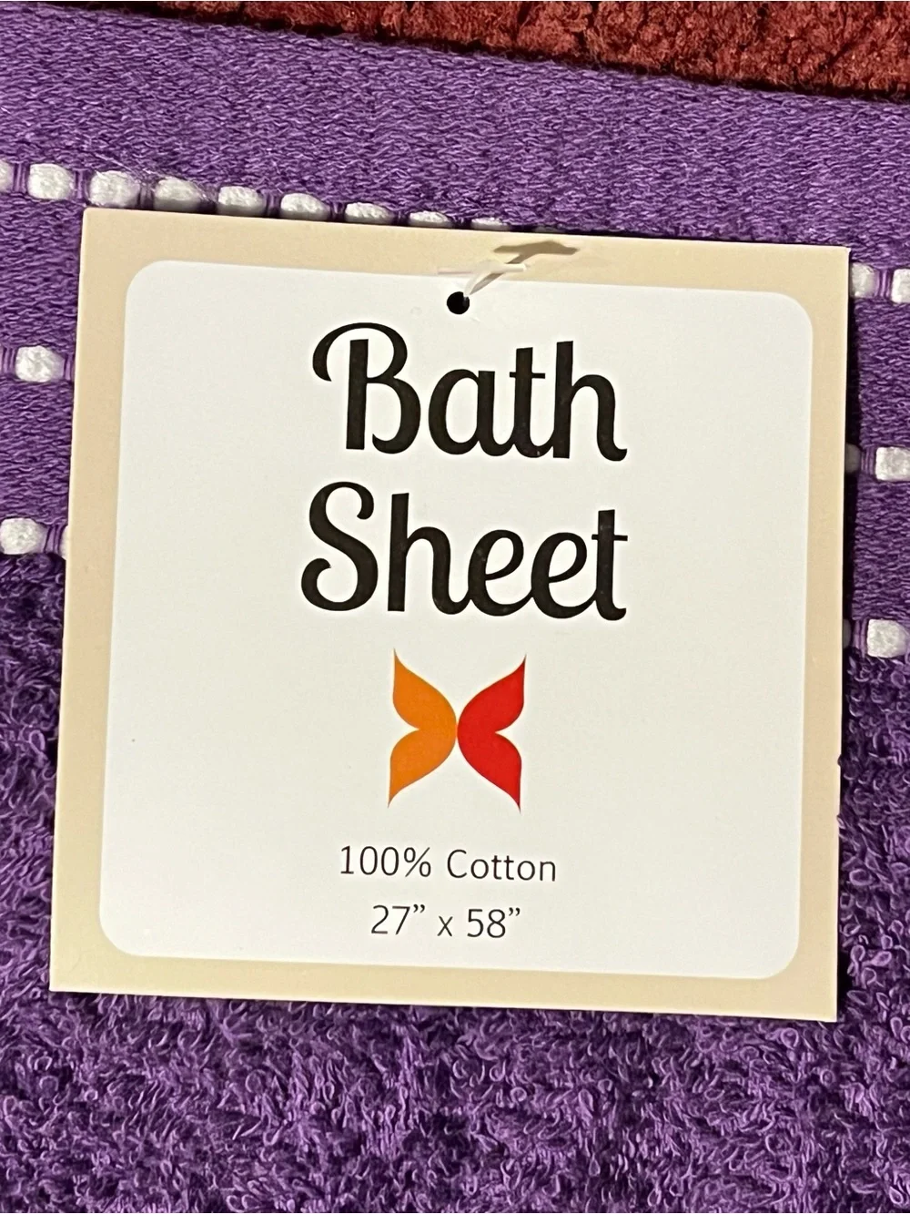 Lavender Purple Beach/Bath Towel